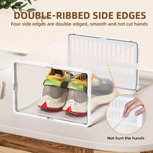 Plastic Stackable Shoe Storage Box (1 Pc) - dailyneed.life