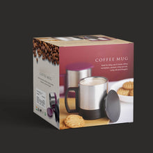 Stainless Steel Coffee/Tea Cup, Stainless Steel Lid Cover Hot Coffee/Tea Mug Hot Insulated Double Wall Stainless Steel, Coffee and Milk Cup with Lid & Handle Easy To Carry - Coffee Cup (1 Pc) - dailyneed.life