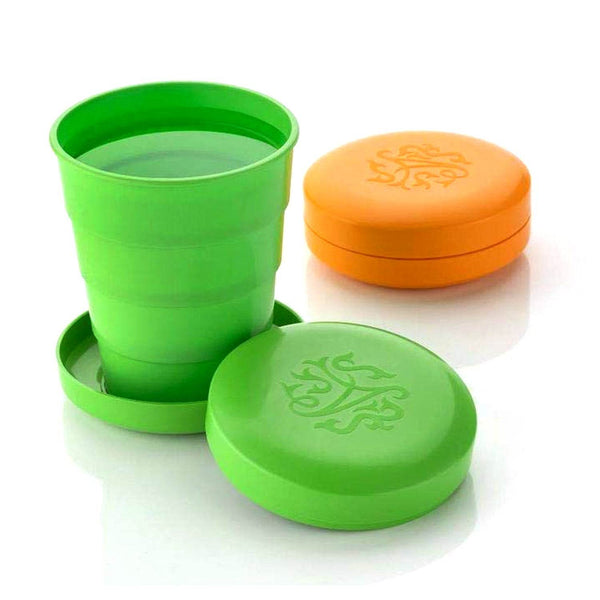 Portable Folding Travel Cup with Lid | Compact Expandable Tumbler for Kids & Camping - dailyneed.life