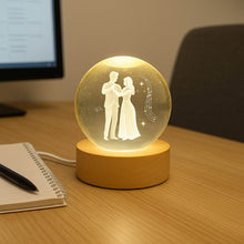 3D Crystal Ball lamps With Base (1 Pc) - dailyneed.life