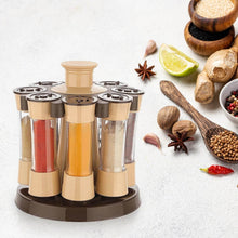 360 Revolving Spice Rack for Kitchen and Dining Table, 8 Spice jars - dailyneed.life