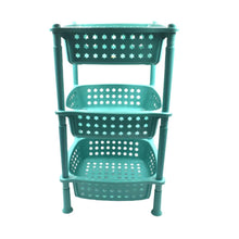3 layer round Kitchen Trolley Basket ( MOQ :- 6 Pc) - dailyneed.life
