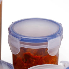 Plastic Liquid Round Airtight Food Storage Container with Leak Proof Locking Lid - dailyneed.life