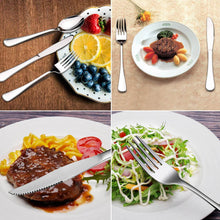 Premium Silver Daily Use Cutlery Set Stainless Steel Luxury Combo Set of 24 - dailyneed.life