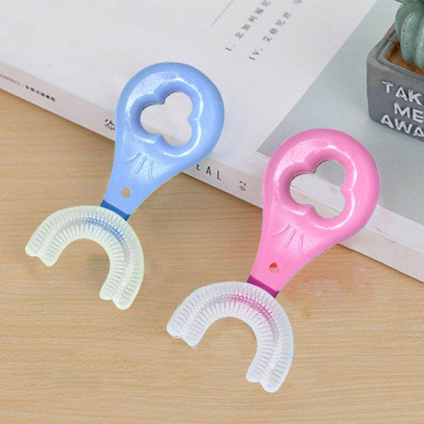 U Shape Kids Toothbrush for kids with effective care and performance. - dailyneed.life