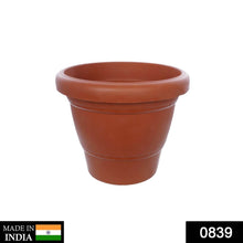 Garden Heavy Plastic Planter Pot / Gamla 6 inch (Brown, Pack of 1, Small) - dailyneed.life