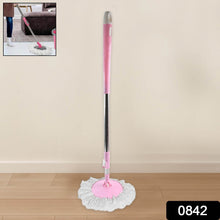 Home Cleaning Stainless Steel 360° Rotating Pole - Microfiber Mop with Adjustable Rod Stick Mix Color) - dailyneed.life