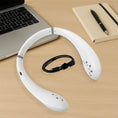 Portable USB Rechargeable Neck Fan – Wearable, 3 Speeds, Headphone Design - dailyneed.life