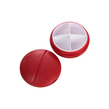 Portable Round Shape 4 Compartments Pill Box (1 Pc) - dailyneed.life