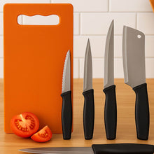 Chopping Board with Knife Set (Pack of 5) - dailyneed.life