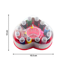 Heart-Shaped Sewing Box Multi-Functional Convenient Sewing Tools - dailyneed.life