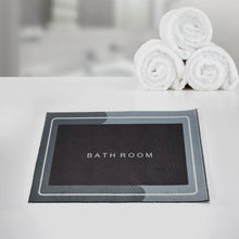 Square Bathroom mat Water Absorbent mats Diatomite Door Mat Anti-Slip Bath Mat Quick Drying Absorbent mat for Home, Kitchen (57x38cm) - dailyneed.life