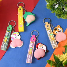 Silicone Keychain with Wrist Strap & Squeeze Toy (1 Pc Mix design) - dailyneed.life