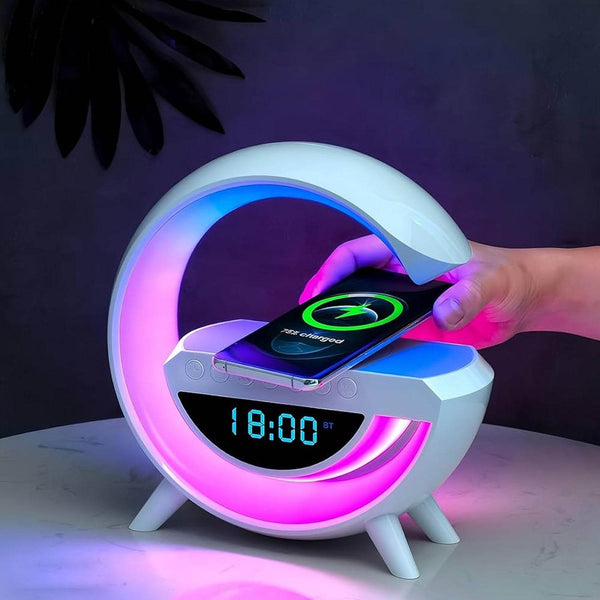 G Lamp Speaker - 3-in-1 Bluetooth Speaker with Fast Wireless Charging (1 Pc) - dailyneed.life