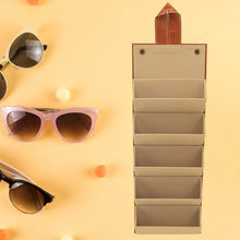 5 Slots Sunglasses Organizer Box, Glass Holder Box, spectacle case of sunglasses, Specs case, Foldable Travel Glasses Case Storage (1 Pc) - dailyneed.life