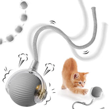 Rechargeable Interactive Cat Toy Ball with Detachable Braided Tail and LED Light (1 Pc) - dailyneed.life