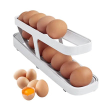 Plastic 2-Tier Rolling Egg Dispenser For 12-14 Eggs (1 Pc) - dailyneed.life