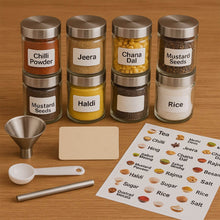 Kitchen Spice Jar Label Sticker Sheet (1 Sheet) - dailyneed.life