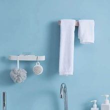 Bathroom Towel Slipper Hanging Rack Self Adhesive Wall Mounted (1 Pc) - dailyneed.life