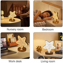 Star Crystal Diamond Touch Lamp – USB Rechargeable, 3-Way Dimmable - dailyneed.life