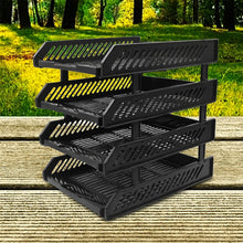 4-Layer Multifunctional File Rack with Drawers for Office Desk - dailyneed.life