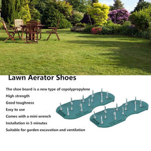 Lawn Aerator Sandals, Garden Grass Aerator Spiked Sandals Green Studded Shoes for Yard Patio Garden Excavation - dailyneed.life