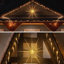 3D Gold Star Hanging Decoration Star, Acrylic Look Hanging Luminous Star for Windows, Home, Garden Festive Embellishments for Holiday Parties Weddings Birthday Home Decoration (Small) - dailyneed.life