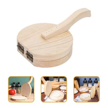Small Wooden Dumpling Press Tool Tortilla Press Dough Dumpling (1 Pc) - dailyneed.life