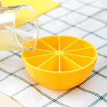 Lemon Shape Flexible Silicone Ice Cube Tray – 8-Slot Round Ice Mold (1 Pc) - dailyneed.life