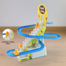 LALA Small Duck Climb Stairs Toy Roller Coaster with Flashing Lights & Music (3 Ducks) - dailyneed.life