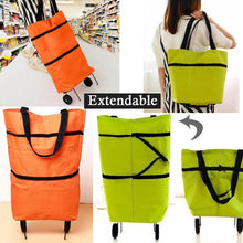 Folding Cart Bags Trolley Shopping Bag For Travel Luggage - dailyneed.life