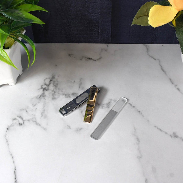 Cute Nail Clipper with Nail Catcher, Nail File - Stainless Steel (1 Pc) - dailyneed.life