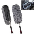 Car Duster, Long Retractable / Soft / Non-Slip / Handle Multipurpose Microfiber Wash Brush Vehicle Interior and Exterior Cleaning Kit with for Car, Boats or Home - dailyneed.life
