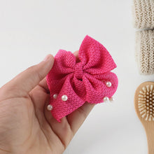 Hair Bow Knot Clip Suitable For Girls (12 Pc / Multicolour & Mix Design) Hair accessories - dailyneed.life