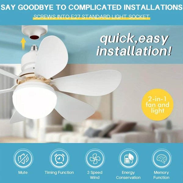 40W LED Ceiling Fan Remote Control - dailyneed.life
