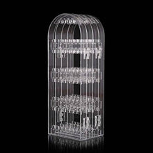 4 Folding Storage Hanger Acrylic Earring Screen Holder Display Stand Clear (1 Set) - dailyneed.life
