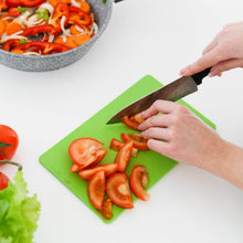Premium Plastic Chopping Board & Steel Knife Vegetable Chopping Board With Knife Cutting Board for Kitchen Chopper Fruit and Vegetable Cutter Chopper Plastic (3 Pc Set) - dailyneed.life