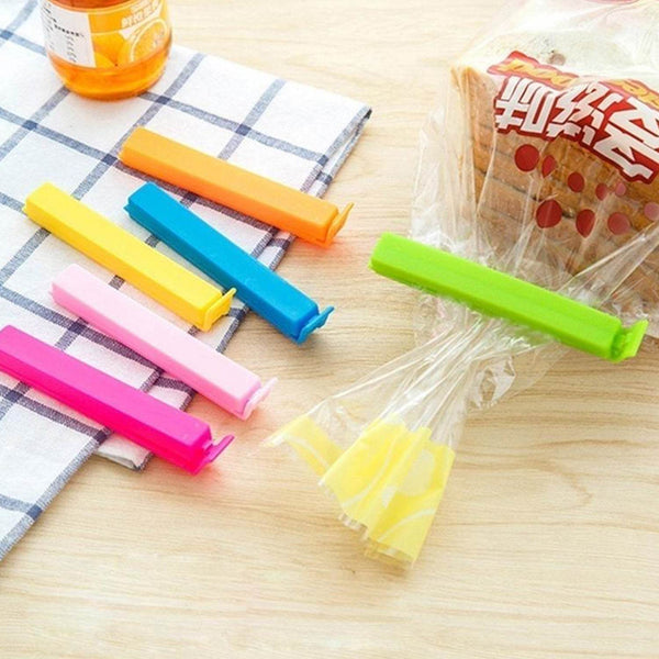 100 Pc Food Sealing Clip used in all kinds of household and official kitchen places for sealing and covering packed food stuff and items. - dailyneed.life