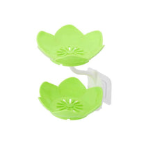 Double Layer Flower Self Draining Soap Dish Holder, Bathroom Shower Soap Holder Dish Storage Plate Tray for Bathroom, Kitchen, Bathtub - dailyneed.life