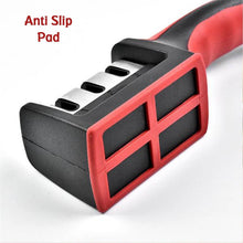 Manual Red & Black Knife Sharpener 3 Stage Sharpening Tool for Ceramic Knife and Steel Knives. - dailyneed.life