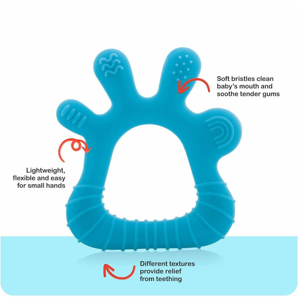 Silicone Baby Teether Pack of 1 (Mix Design & Color) - dailyneed.life