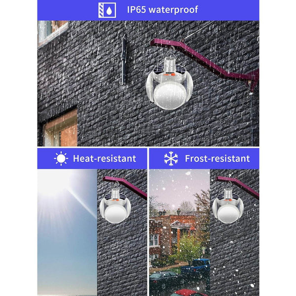 Solar Multi-Functional Emergency LED Light – USB Rechargeable, 5 Modes, Foldable, SOS & IP65 Waterproof - dailyneed.life