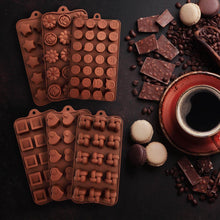 Silicone Food Grade Reusable Non-Stick Multi Shape 15 Cavity Chocolate Mold, Diwali - dailyneed.life