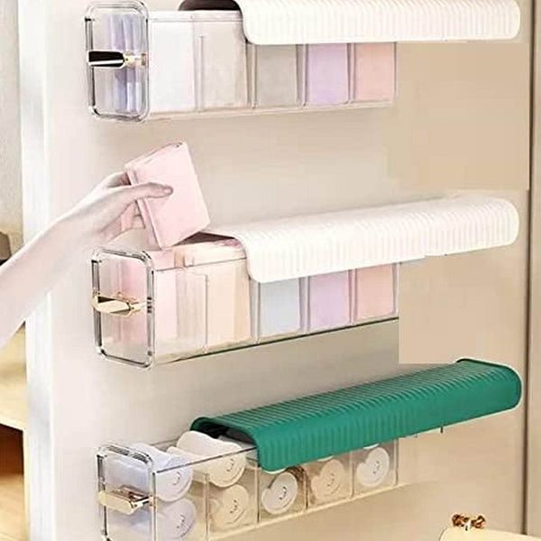 5-Cell Wall Mount Drawer Organizer for Socks & Lingerie - dailyneed.life