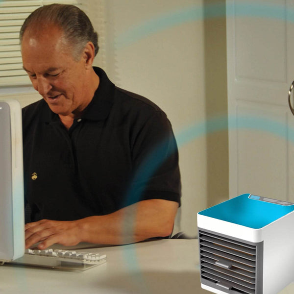 Mini Portable Air Cooler with LED Light & Water Fill - dailyneed.life