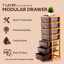 7-Layer Multipurpose Plastic Storage Drawer Organizer - dailyneed.life