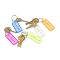 50Pc Keychain Tag Label Used For Decorative Purpose On Keys And All. - dailyneed.life