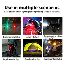Mini LED Strobe Lights, Waterproof Lights, Lightweight RGB LED Lights Drone Strobe Lights Veicle Anti-Collision Strobe Light Bike Motocycle Lights USB Recharge Multi-colors - dailyneed.life