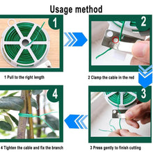 Garden Wire, Sturdy Plant Ties for Support, Garden Ties with Cutter for Tomatoes Vines, Plant Wire Tie Wire for Indoor, Outdoor, Home and Office Use (50 Mtr) - dailyneed.life