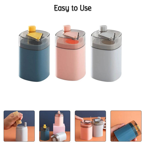 Pop-Up Automatic Toothpick Dispenser – Safe & Novel Storage Container - dailyneed.life
